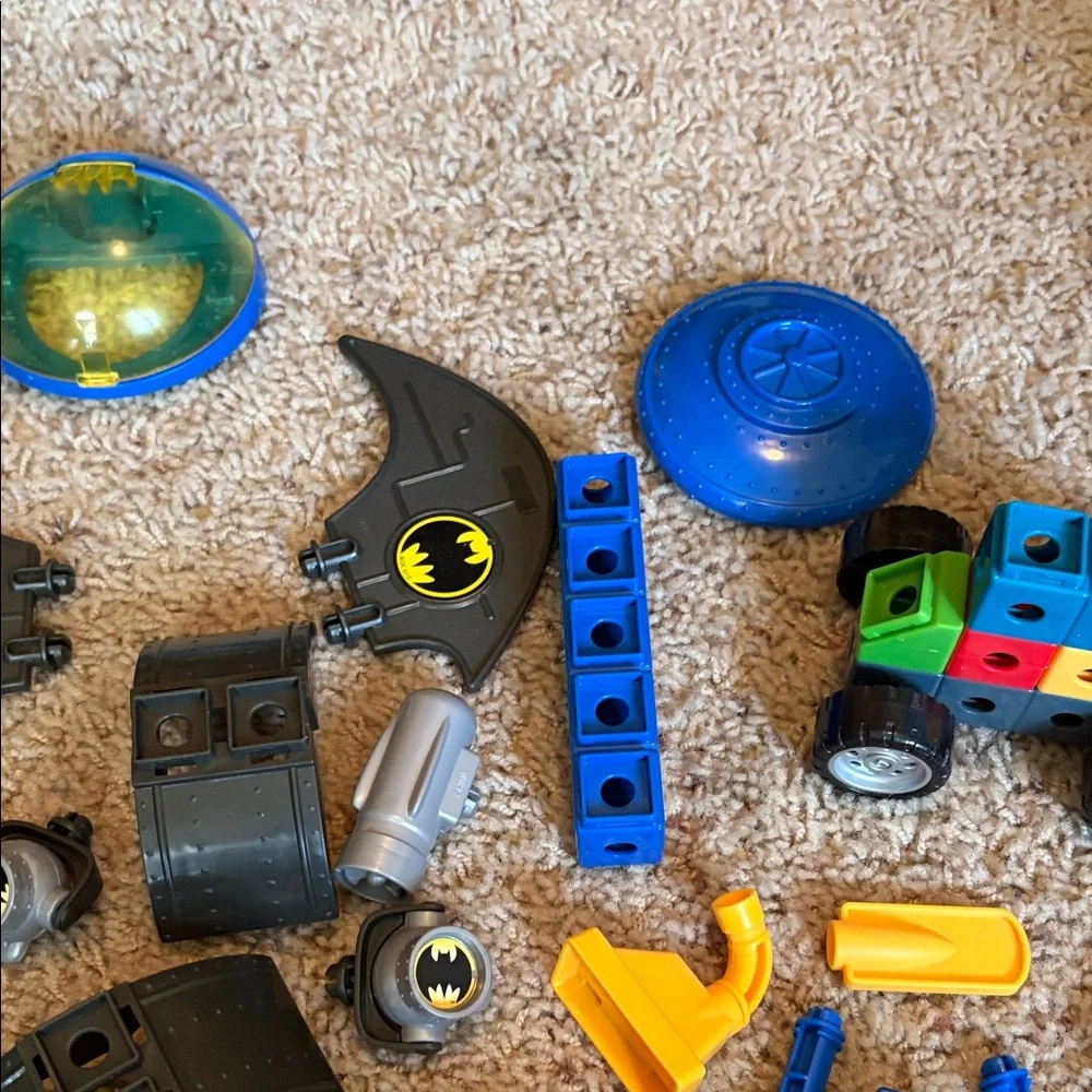 Fisher Price Trio Blocks Batman Theme Parts And pieces